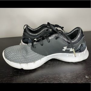 Under Armour Black and White Sneaker